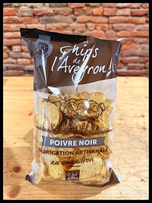 CHIPS AVEYRON AU POIVRE 125G