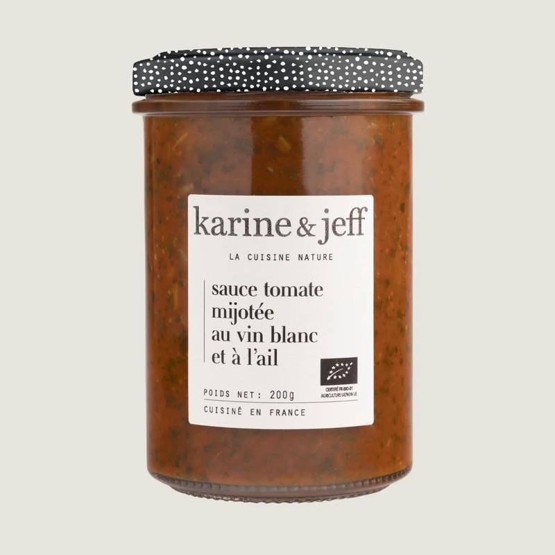 SAUCE TOMATE BIO A L'AIL 200G