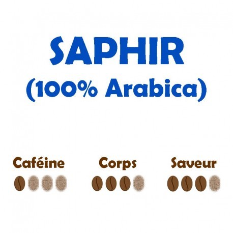CAFE SAPHIR GRAIN 1KG